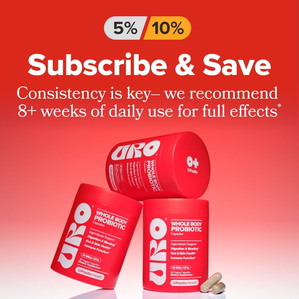 O Positiv URO Whole Body Probiotic 3 packs
