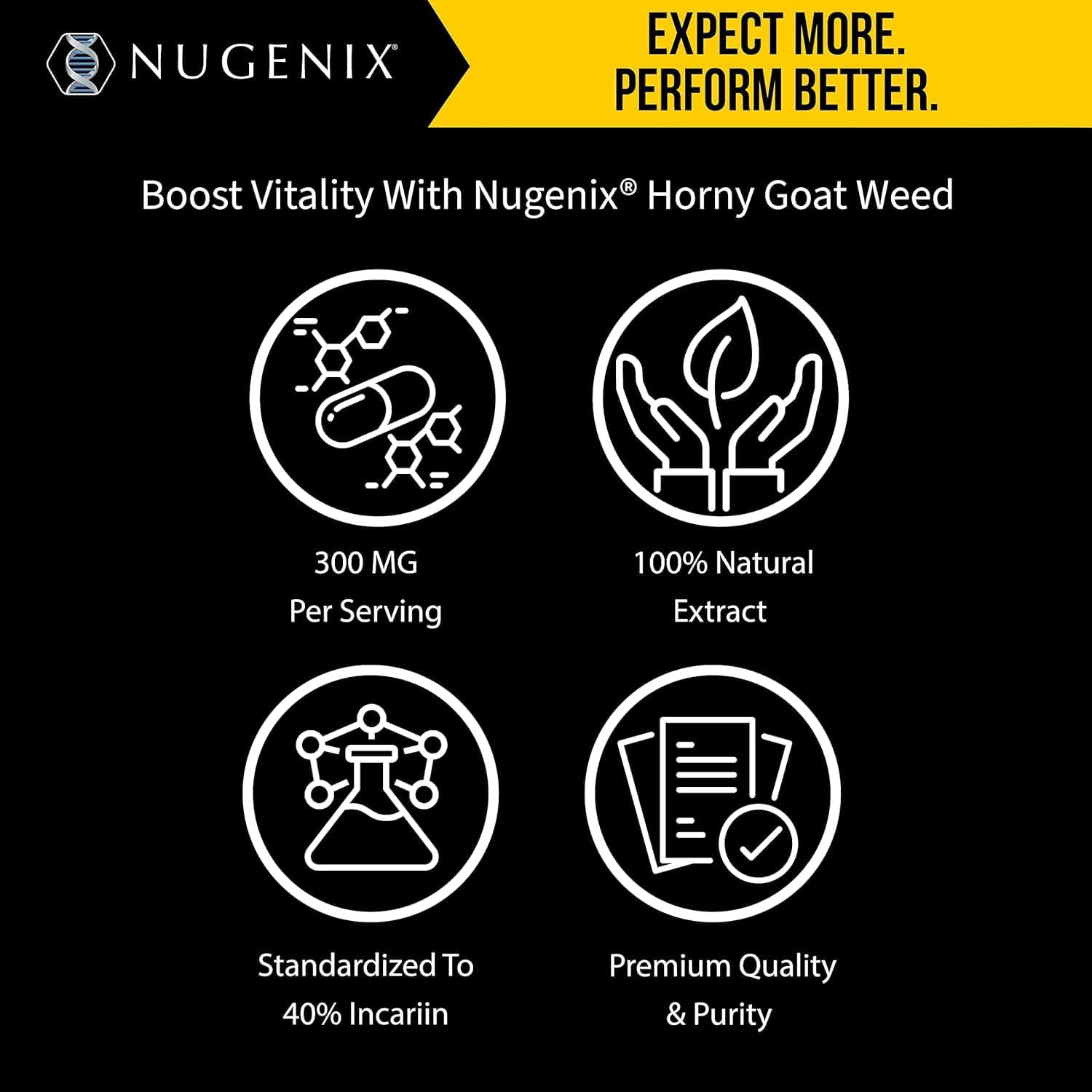 Nugenix Essentials Horny Goat Weed Extract- 2 Packs - Image 3