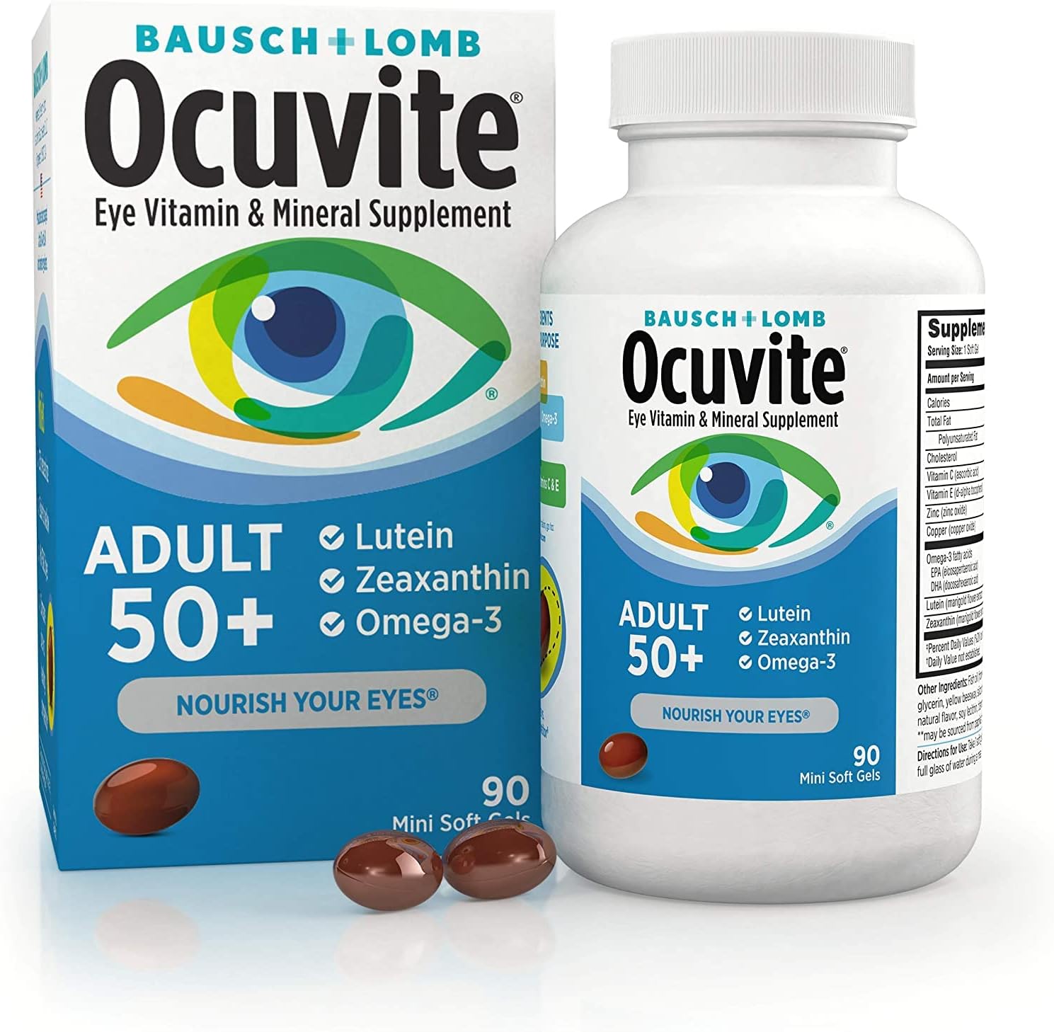 Ocuvite 50+ Eye Vitamin & Mineral Supplement